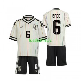 Fußballtrikots Japan Wataru Endo 6 Kinder Auswärts Trikotsatz WM 2026